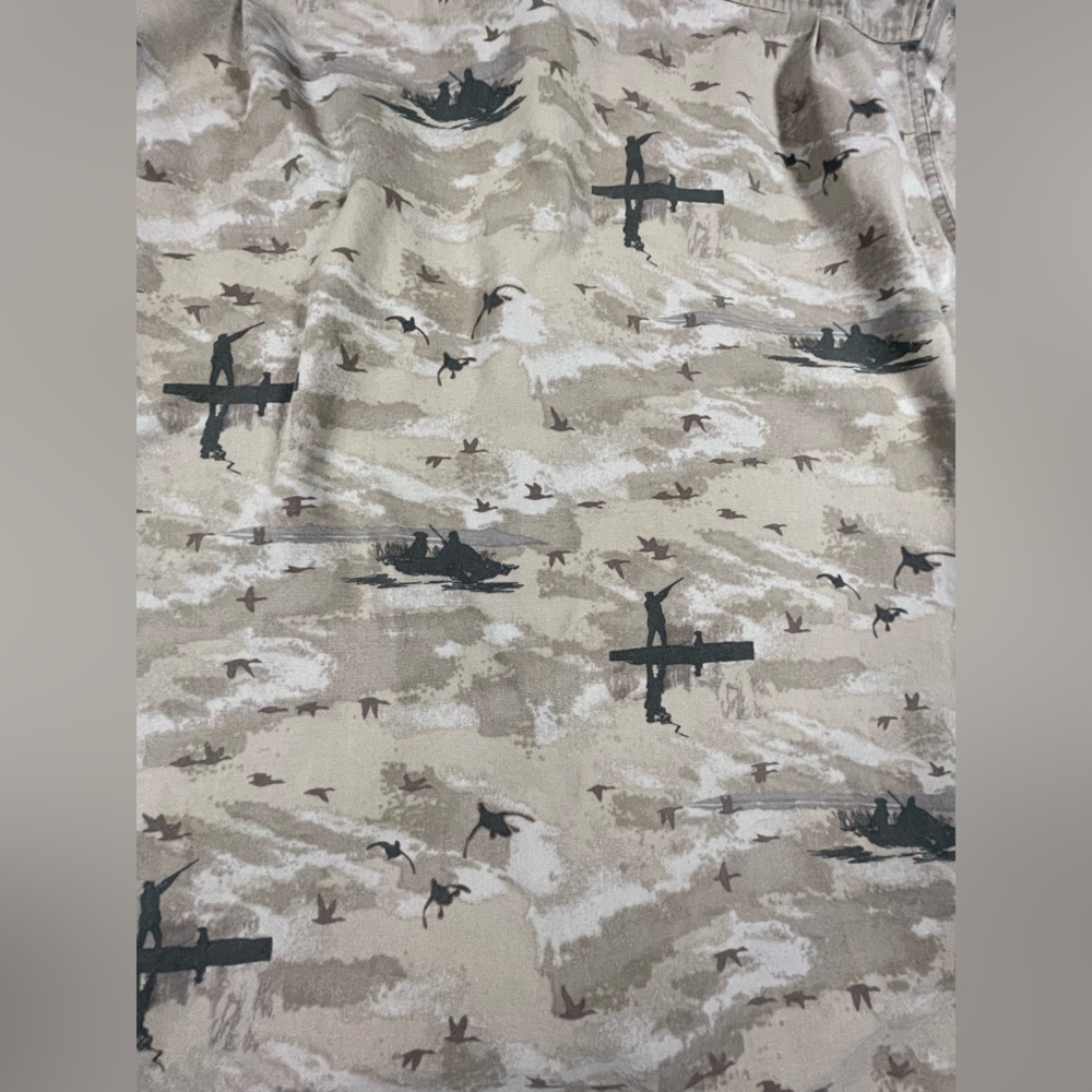 Columbia Men’s XL River Lodge Camo Shirt Hunting Fishing Outdoor Button Up - Picture 13 of 15